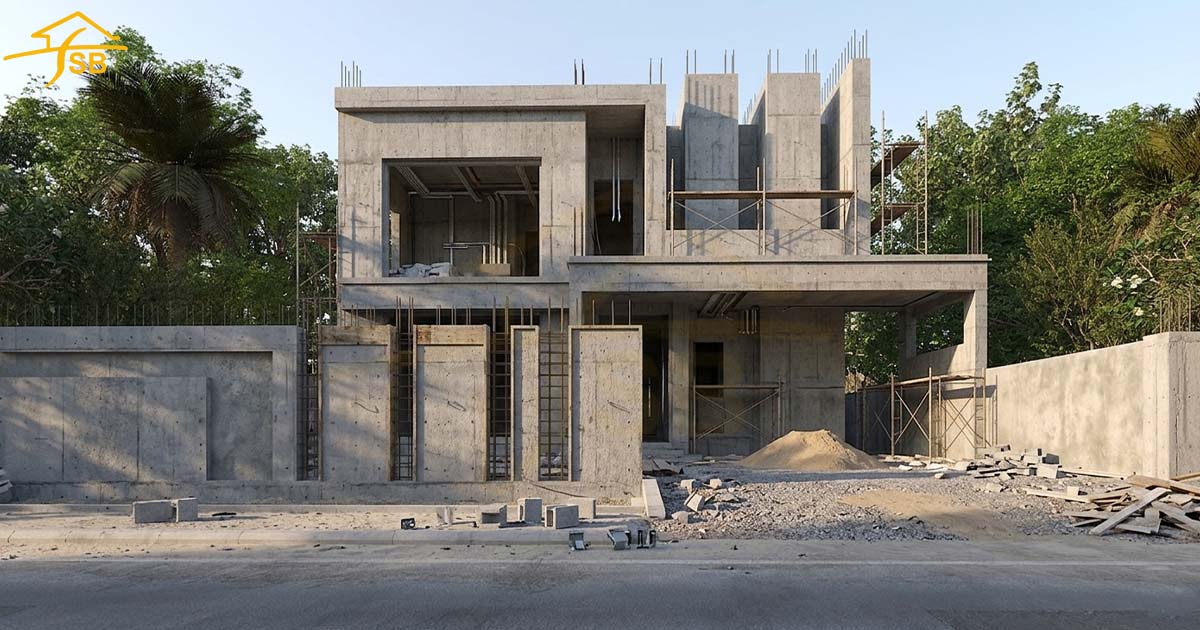 1 Kanal House Grey Structure